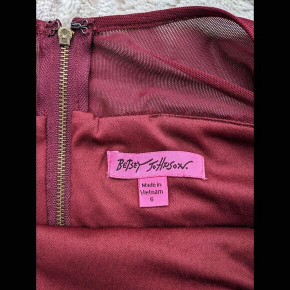 VTG Y2K BETSEY JOHNSON Dazzling Sequin Special Occasion Mini Dress Sz 6 - Picture 7 of 11